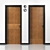 Elegant Entry Doors - Versatile Design 3D model small image 5