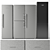 Liebherr Refrigerator Set: KBef 4310, SBSes 8483, CBNPgb 4855 3D model small image 1