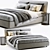 Sleek Tonight Bed: Modern Elegance 3D model small image 1