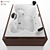 Luxury Whirlpool Bath - Ultimate Relaxation Experience 3D model small image 1