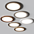 Arkoslight Neox LED Recessed Ceiling Lamp 3D model small image 1