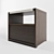 Sleek Corona Nightstand by Holly Hunt 3D model small image 2