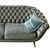 Buranto Sofa: 250x102x86 H 3D model small image 4