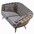 Buranto Sofa: 250x102x86 H 3D model small image 5