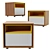 Elegant Astra Furniture Set 3D model small image 3