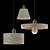 Modern Concrete Lamps 3D model small image 3