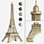 Eiffel Tower Replica - Exquisite Model 3D model small image 3