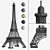 Eiffel Tower Replica - Exquisite Model 3D model small image 4