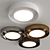 Exporlux Eclipse Indirect Light Ceiling Lamp 3D model small image 1