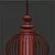 Thai-Style Pendant Lamp: Authentic Elegance 3D model small image 3