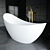 Elegant Freestanding Bathtub 1890x775x950 mm 3D model small image 2