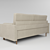 Sleek and Stylish Dayo Sofa 3D model small image 3