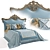Luxury Italian Bed: Provasi Alexander 3D model small image 1