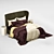 Luxurious Turpault Lauren Meridiani Classic Bed 3D model small image 6