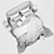 Luxurious Turpault Lauren Meridiani Classic Bed 3D model small image 22