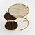 Elegant Rosewood Side Table 3D model small image 2