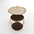 Elegant Rosewood Side Table 3D model small image 3