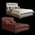 Modern Rooma Indy Bed 3D model small image 2