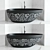 Elegant Patterned Bath KKR-B068-A 3D model small image 1