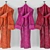 Colorful Women's Bathrobes - On Hook 3D model small image 3