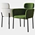 Modern Angers Chair by Deep House 3D model small image 2