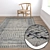 Luxury 3-Piece Carpet Set 3D model small image 5