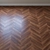 French Oak Chevron Laminate 3D model small image 3