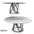 Sleek Porada Infinity Table 3D model small image 3