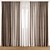 Elegant Curtain Design 3D model small image 1