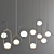 Scandinavian Glass Ball Pendant Lights 3D model small image 1