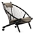 PP Mobler pp130: The Circle Chair 3D model small image 3