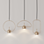 Tollo Gold Pendant Chandelier: Elegant Lighting with LED Bulb 3D model small image 5