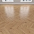 Versatile Parquet Oak: Herringbone, Linear & Chevron 3D model small image 4