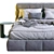 Luxurious Ditre Italia Dunn Bed 3D model small image 3