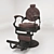 Vintage Barber Chair: Classic Charm 3D model small image 1