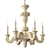 Odille Chandelier: Elegant Lighting Masterpiece 3D model small image 1