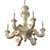 Odille Chandelier: Elegant Lighting Masterpiece 3D model small image 3