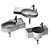 15-Piece Wash Basin Set: Elegant and Functional 3D model small image 2