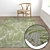 Elegant Carpets Set with Frames 3D model small image 5