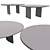 Minotti Linha Round Dining Table 3D model small image 2