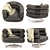 Modern Vintage Bibendum Armchair 3D model small image 2