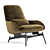 Modern Field Lounge Chair 3D model small image 2