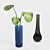 Reflex Murano Glass Vases: Set No4 3D model small image 2