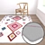 Title: Versatile Carpet Set: High-Quality Textures 3D model small image 5
