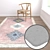 Luxury Carpet Set: High Quality Textures 3D model small image 5