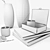 Elegant Murano Decor Set by Paolo Castelli 3D model small image 5