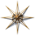 Star-shaped Golden Mirror Leonide 3D model small image 1