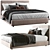 Elegant Ribbon Bed in 3D - Molteni & C. 3D model small image 3