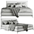 Andersen Bed: Modern Design, High-Quality Materials 3D model small image 2
