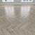 Oak Parquet: Herringbone, Linear & Chevron 3D model small image 4